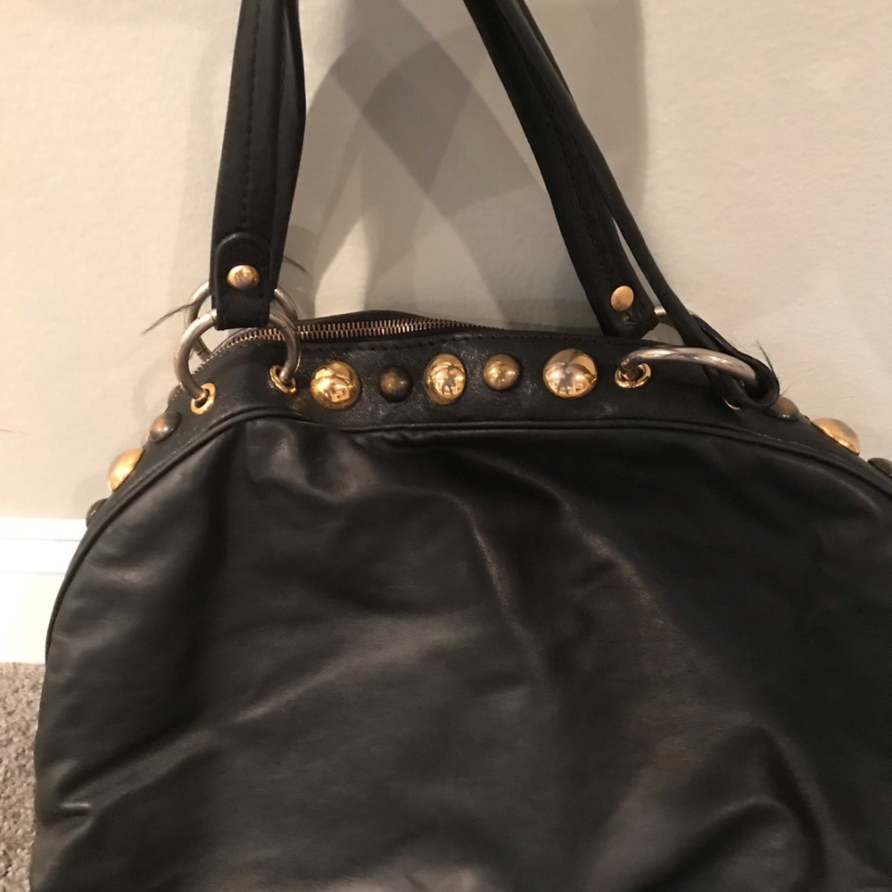 Large Authentic Gucci Black Handbag - image 2